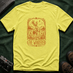 The Wanderer T‑Shirt — Vintage Jackalope Explorer Graphic Tee