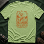 The Wanderer T‑Shirt — Vintage Jackalope Explorer Graphic Tee