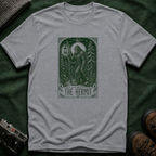 The Hermit Tarot T-Shirt — Vintage Forest Bigfoot Lantern Graphic Tee