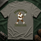 Sasquatch Tennis Club T-Shirt — Vintage Bigfoot Tennis Graphic Shirt