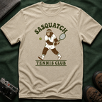 Sasquatch Tennis Club T-Shirt — Vintage Bigfoot Tennis Graphic Shirt