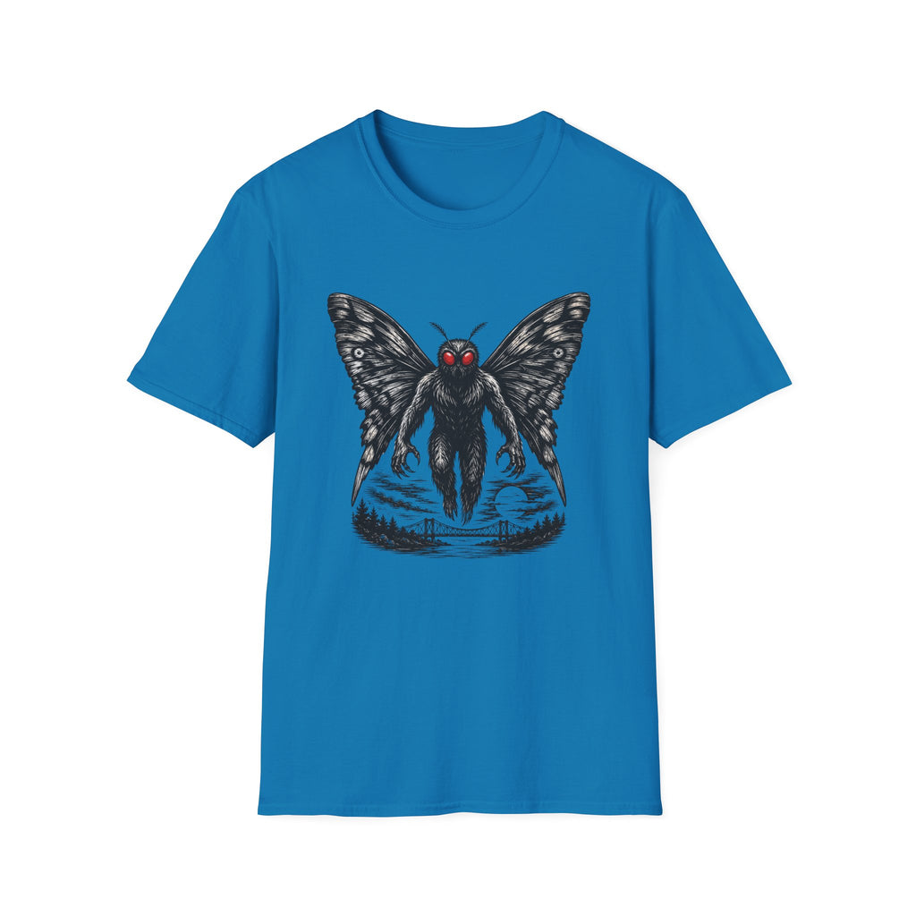 Mothman Graphic Tee — Red-Eyed Cryptid Mothman T-Shirt
