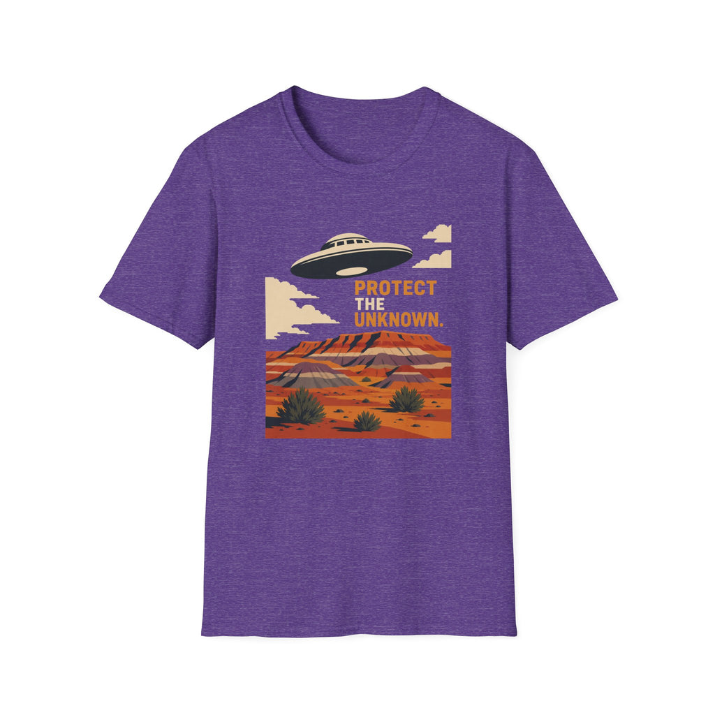 Protect the Unknown UFO T-Shirt — Retro Desert Alien Graphic Tee