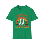 Fresno Nightcrawlers T-Shirt — Retro Cryptid Graphic Tee (“Just Here To Mind My Own Business”)
