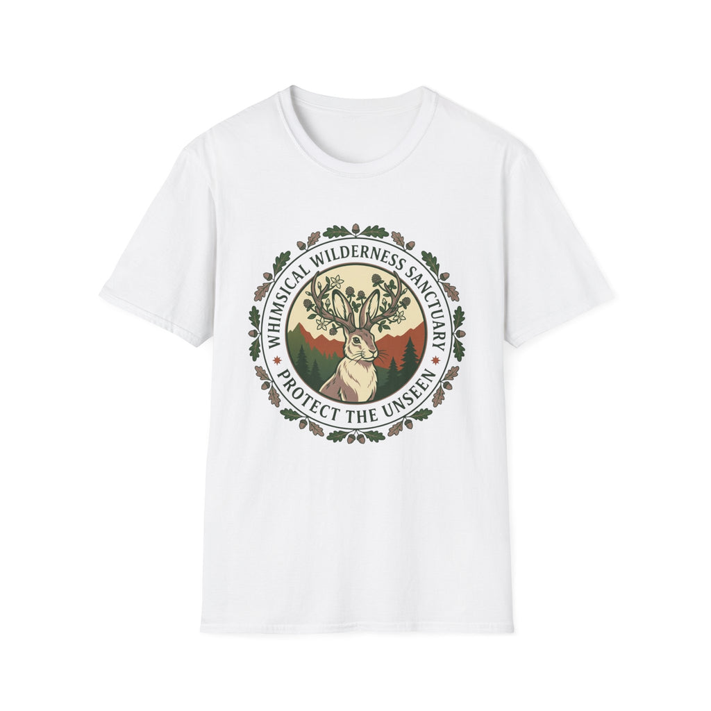 Whimsical Wilderness Sanctuary T‑Shirt – 'Protect the Unseen' Nature Graphic