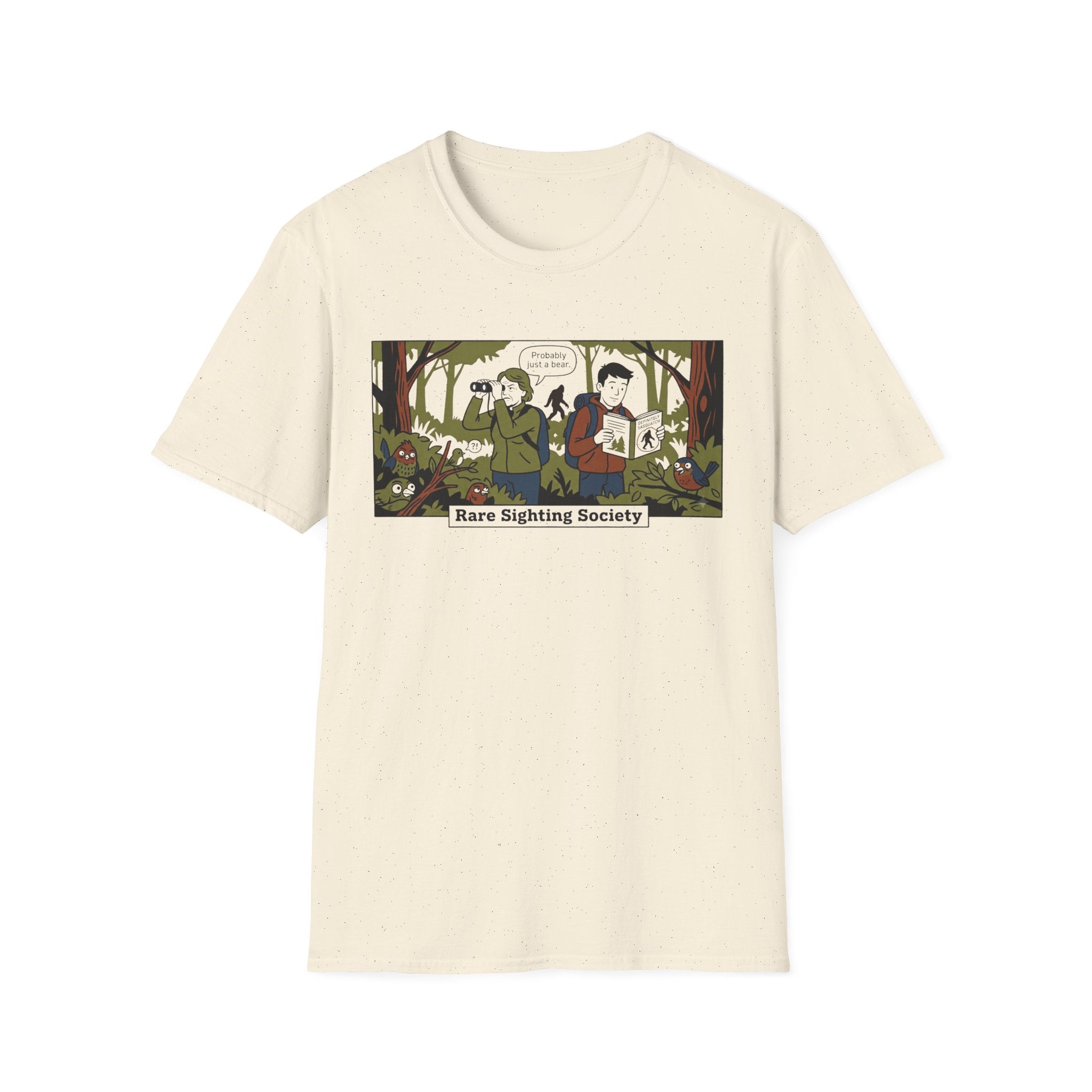 Bigfoot T-Shirt — Rare Sighting Society Birdwatching Graphic Tee