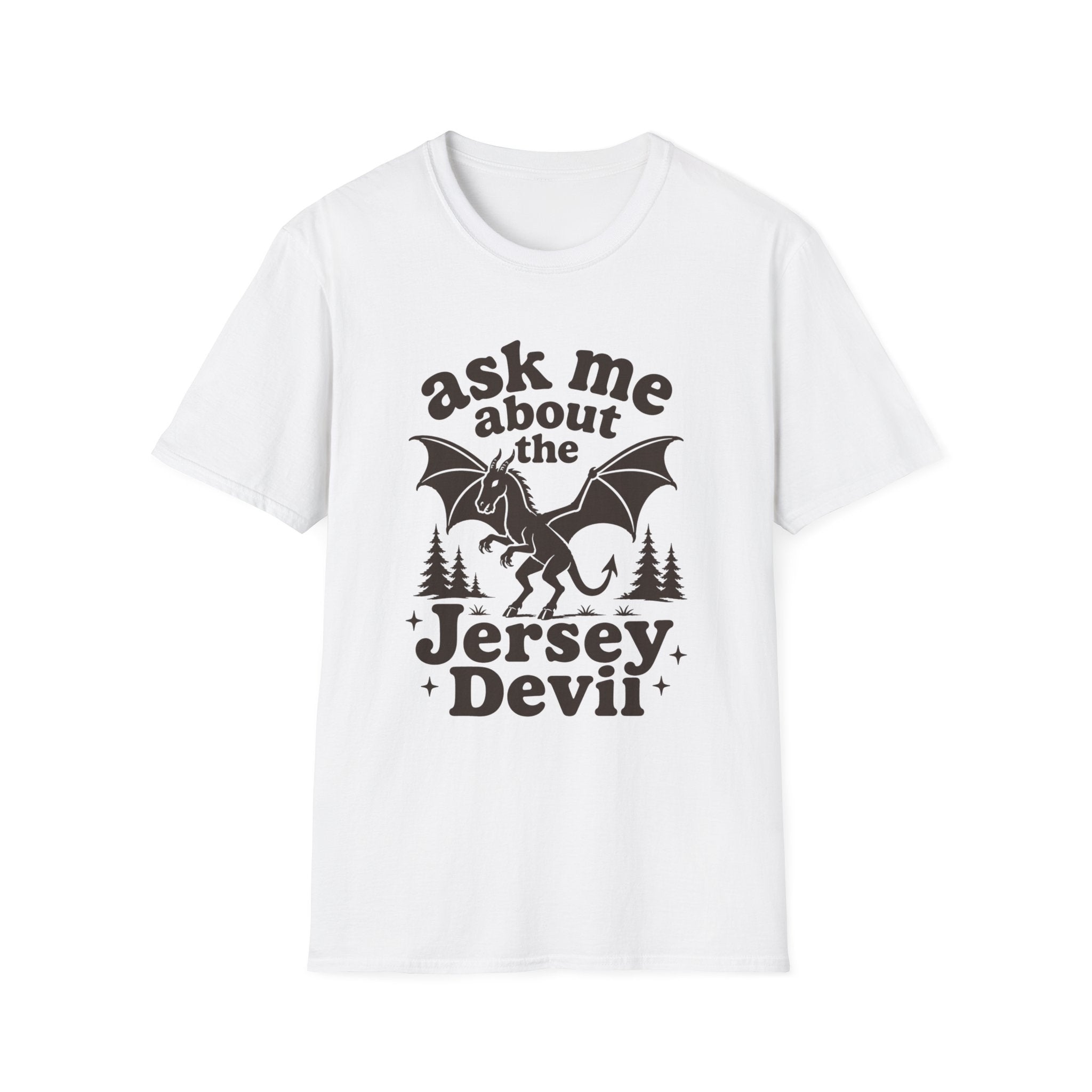 Ask Me About the Jersey Devil T-Shirt — Paranormal Cryptid Graphic Tee
