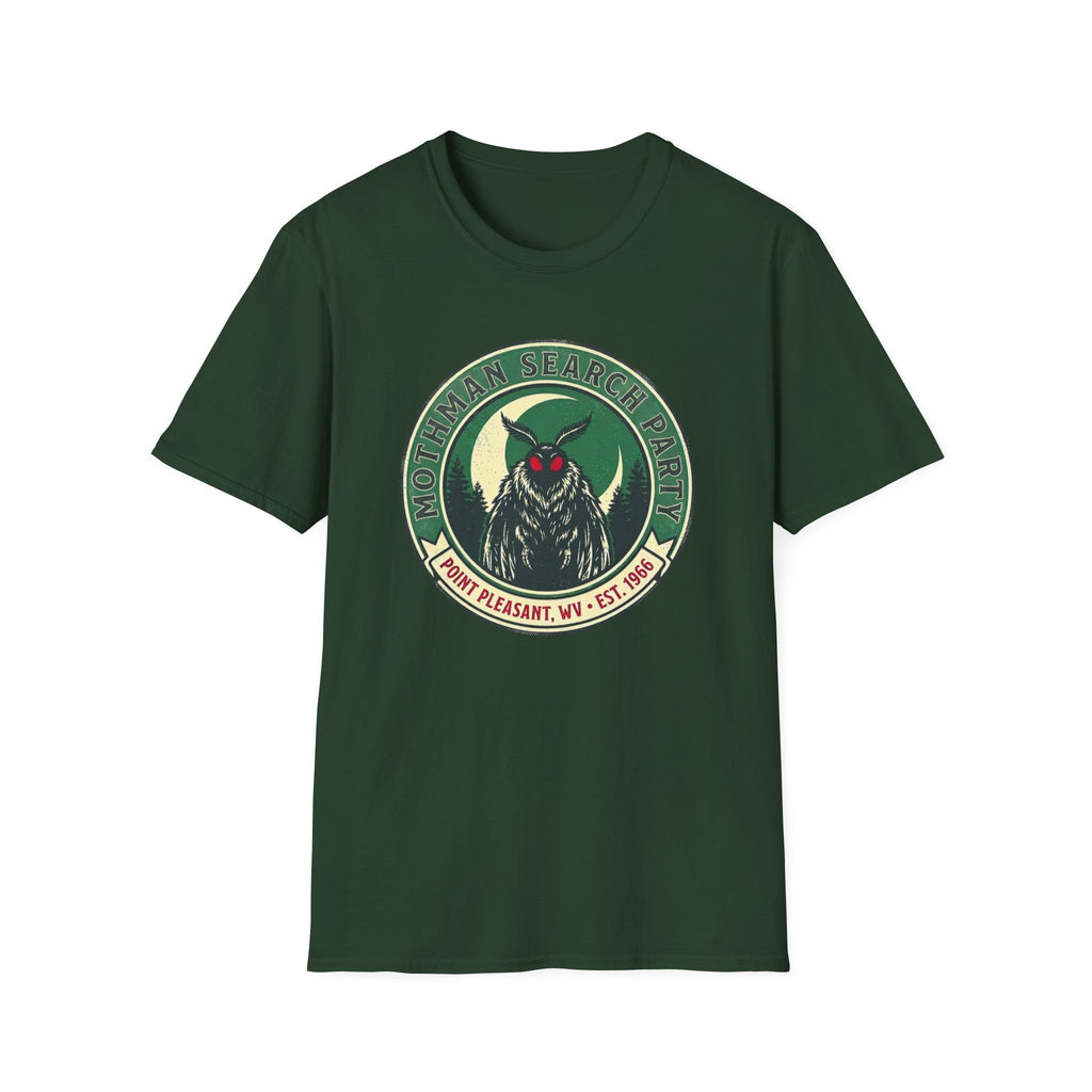 Mothman Search Party T-Shirt — Vintage Cryptid Graphic Tee