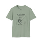 Midnight Fishing Club T-Shirt — Vintage Frog Man Angler Graphic Tee