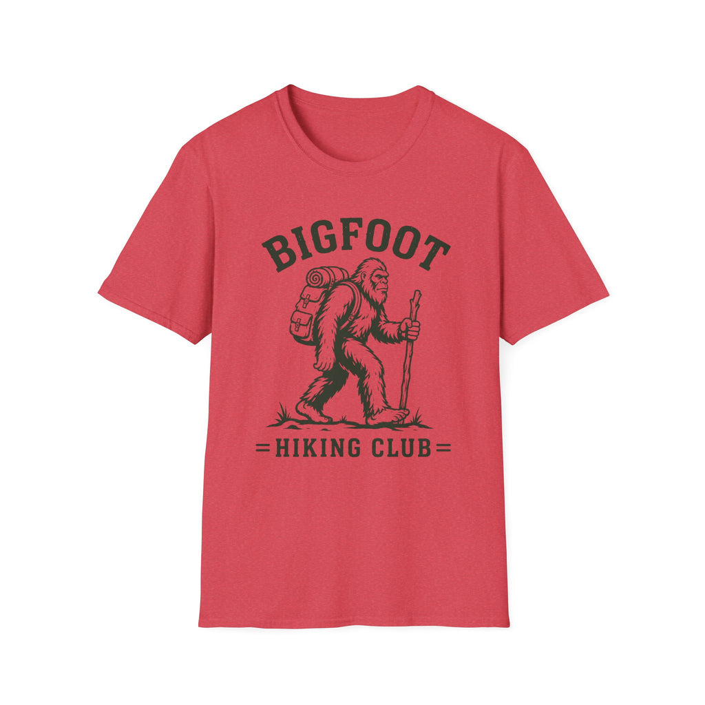 Bigfoot Hiking Club T-Shirt — Vintage Sasquatch Backpacking Tee