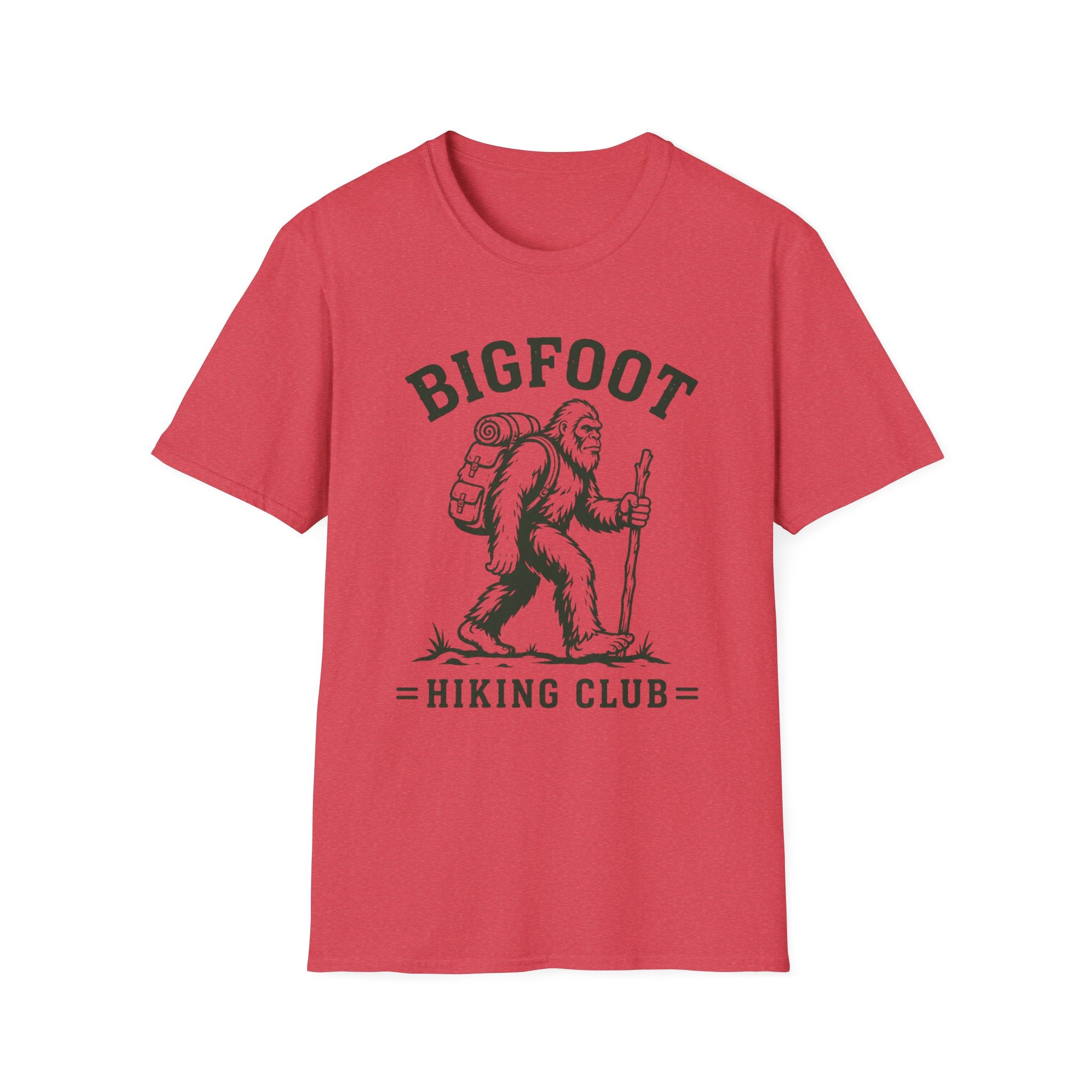 Bigfoot Hiking Club T-Shirt — Vintage Sasquatch Backpacking Tee