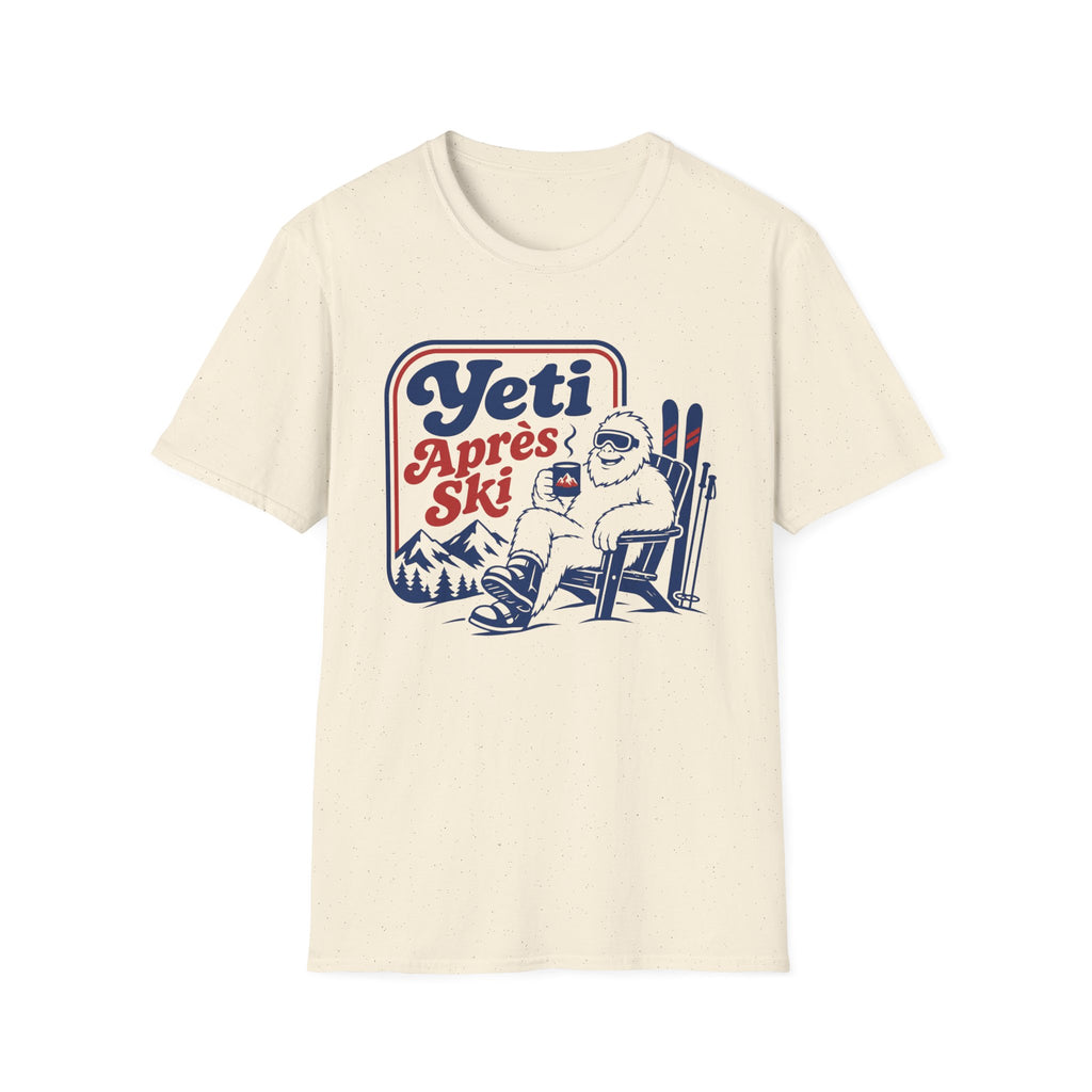 Yeti Après Ski T-Shirt — Funny Skiing Yeti Retro Graphic Tee