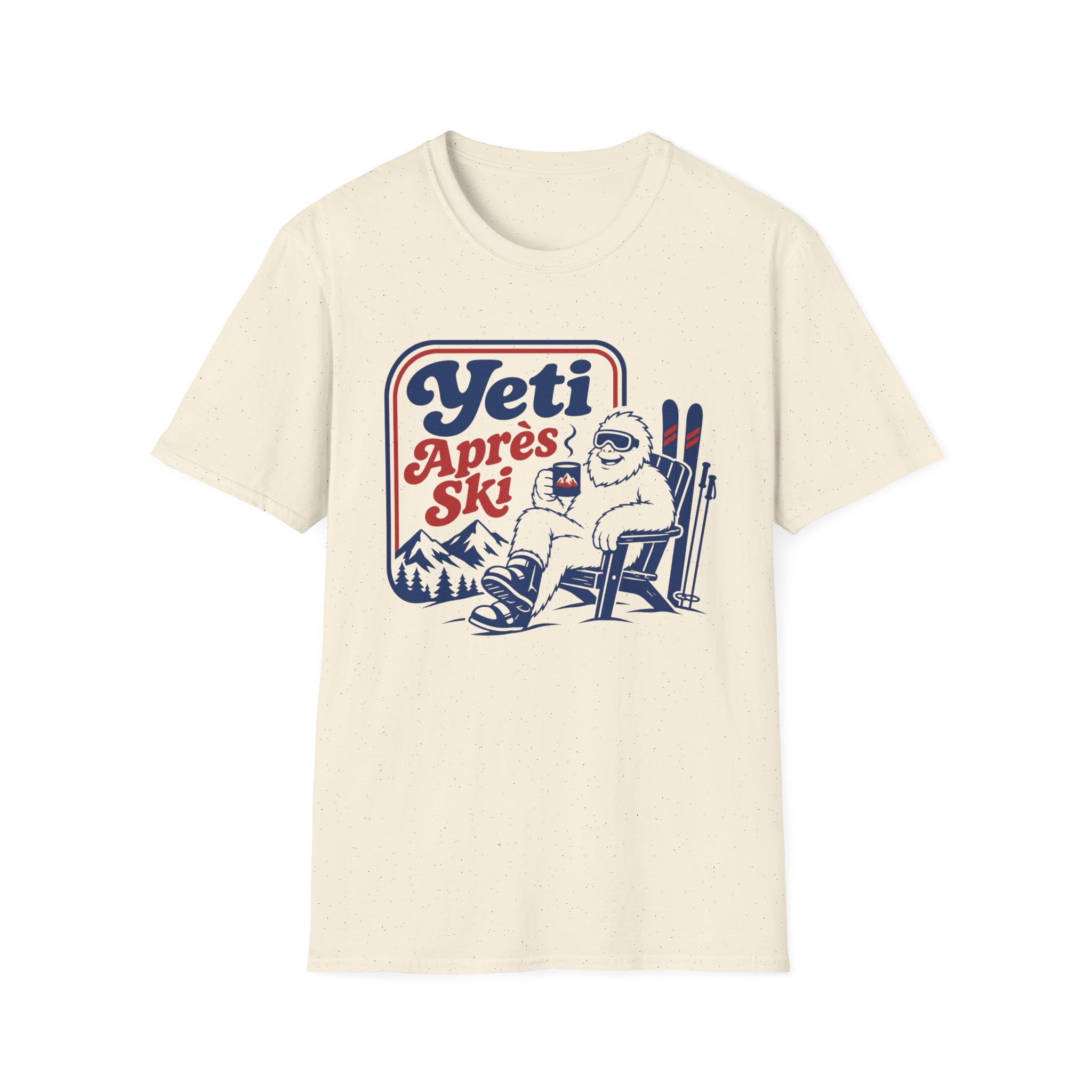 Yeti Après Ski T-Shirt — Funny Skiing Yeti Retro Graphic Tee