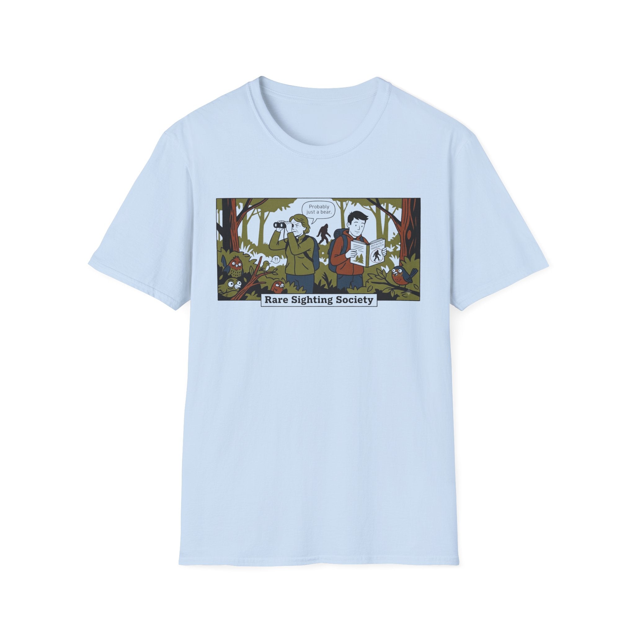 Bigfoot T-Shirt — Rare Sighting Society Birdwatching Graphic Tee