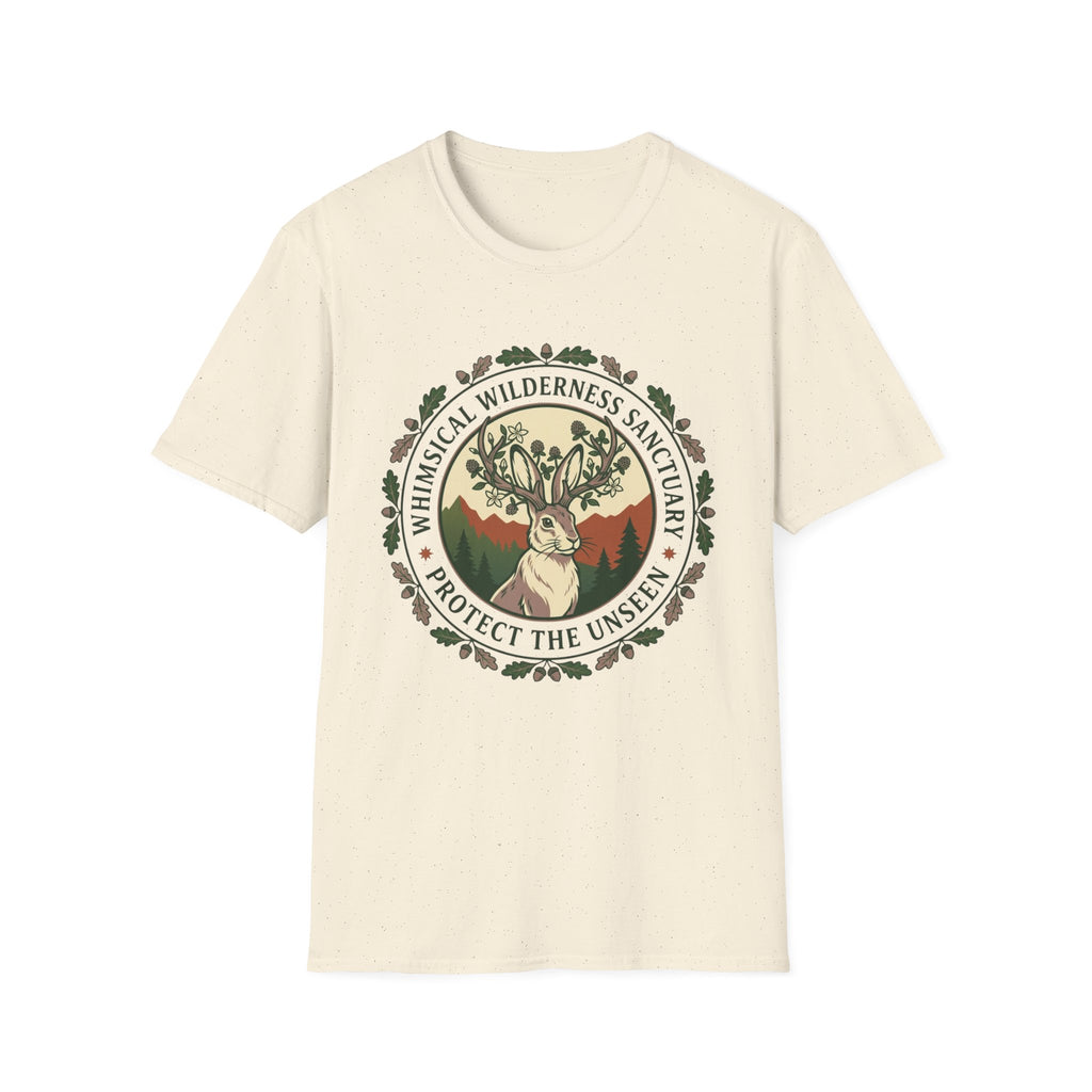 Whimsical Wilderness Sanctuary T‑Shirt – 'Protect the Unseen' Nature Graphic