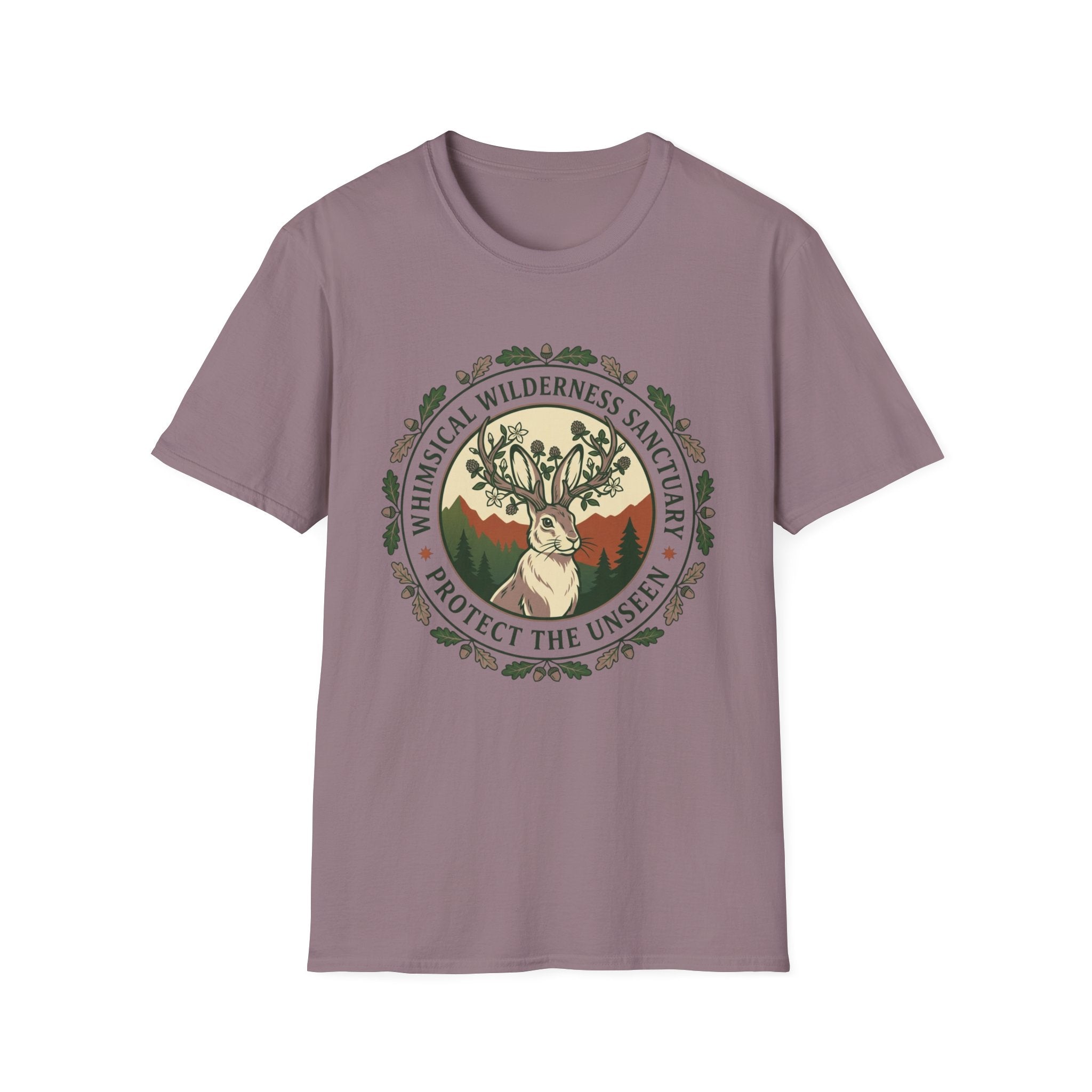 Whimsical Wilderness Sanctuary T‑Shirt – 'Protect the Unseen' Nature Graphic