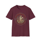 Foraging Herbalist T-Shirt — Cute Jackalope & Wildflower Nature Tee