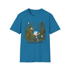 Heard It First T‑Shirt — Birdwatching & Bigfoot Nature Tee