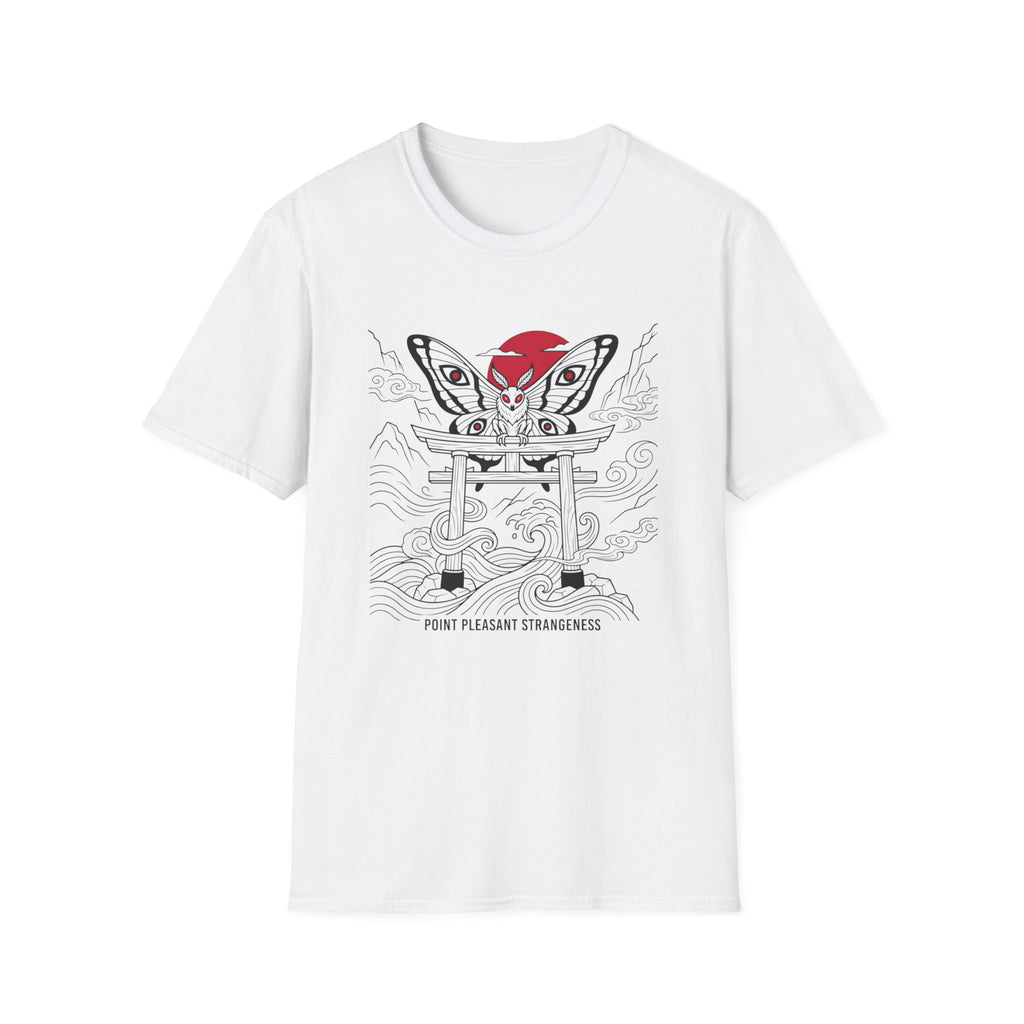 Mothman Torii T-Shirt — Japanese Ink Sun Graphic Tee