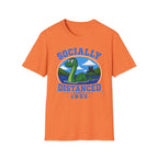 Socially Distanced Loch Ness Monster T-Shirt — Cute Nessie Graphic Tee