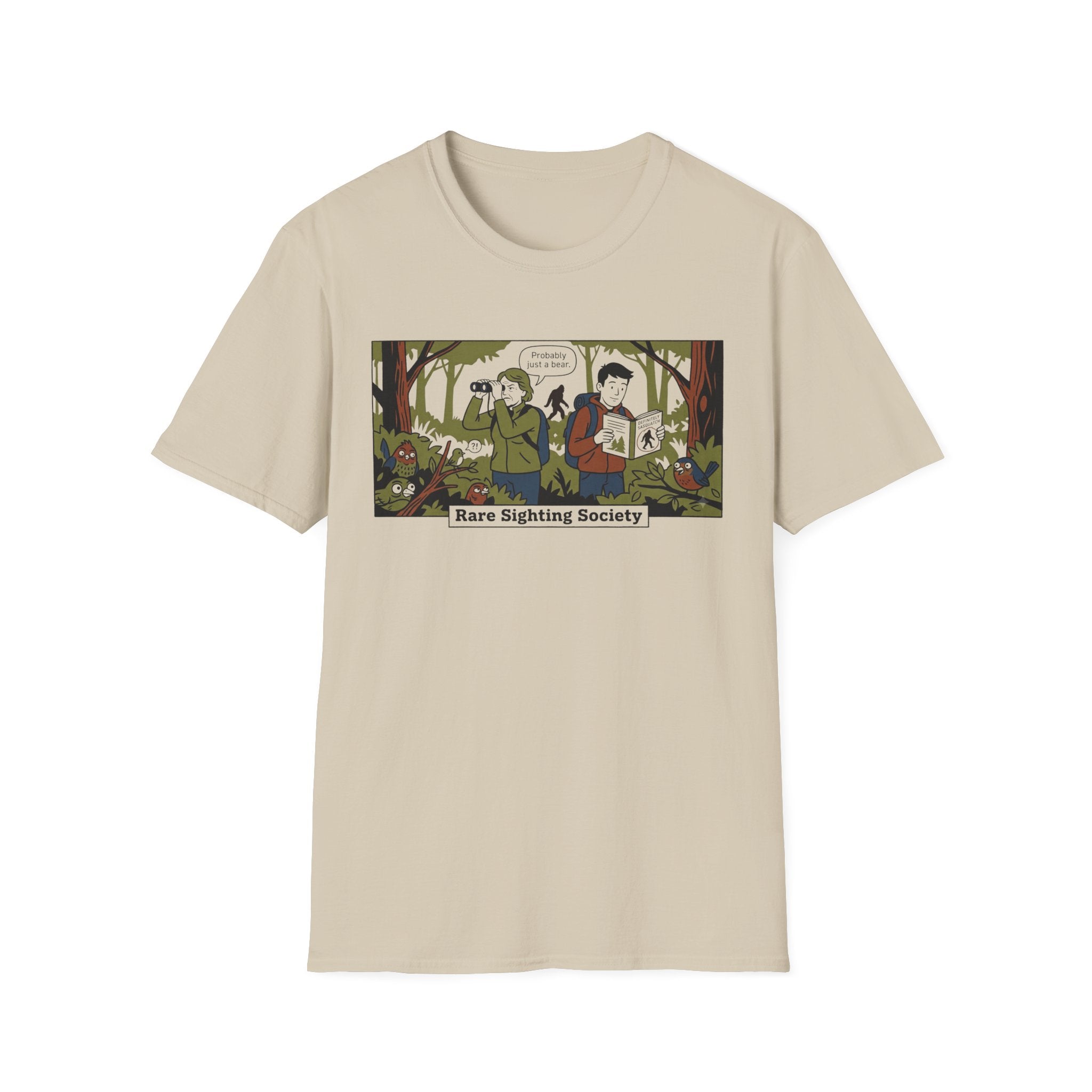 Bigfoot T-Shirt — Rare Sighting Society Birdwatching Graphic Tee
