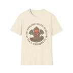 The Woodlands' Soulful Escapist T-Shirt — Cute Flatwoods Monster Tea & Tranquility Graphic