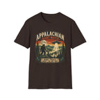 Appalachian Night Watch T-Shirt — Sasquatch UFO Retro Outdoor Tee