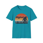 Bigfoot Retro Sunset T-Shirt - Sasquatch Vintage Graphic Tee