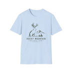 Rocky Mountain Jackalope T-Shirt — Mountain Nature Graphic Tee