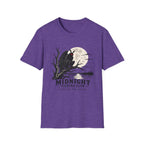 Midnight Fishing Club T-Shirt — Gothic Mothman Moon Graphic Tee