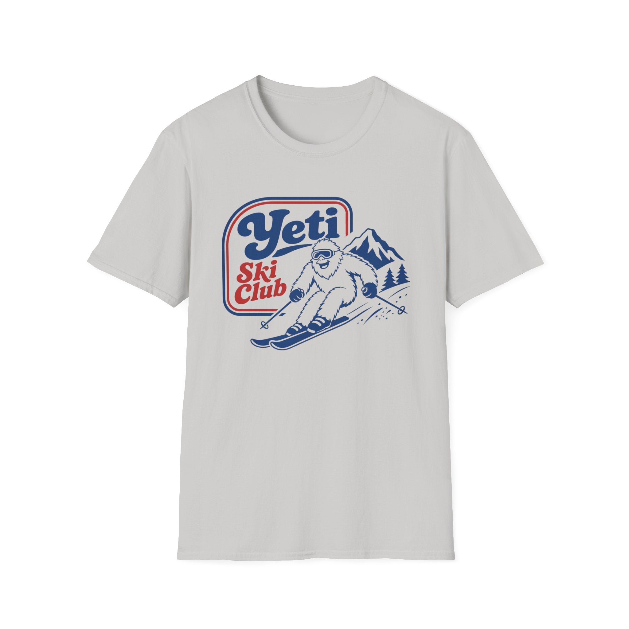 Yeti Ski Club T‑Shirt — Vintage Mountain Skiing Graphic Tee