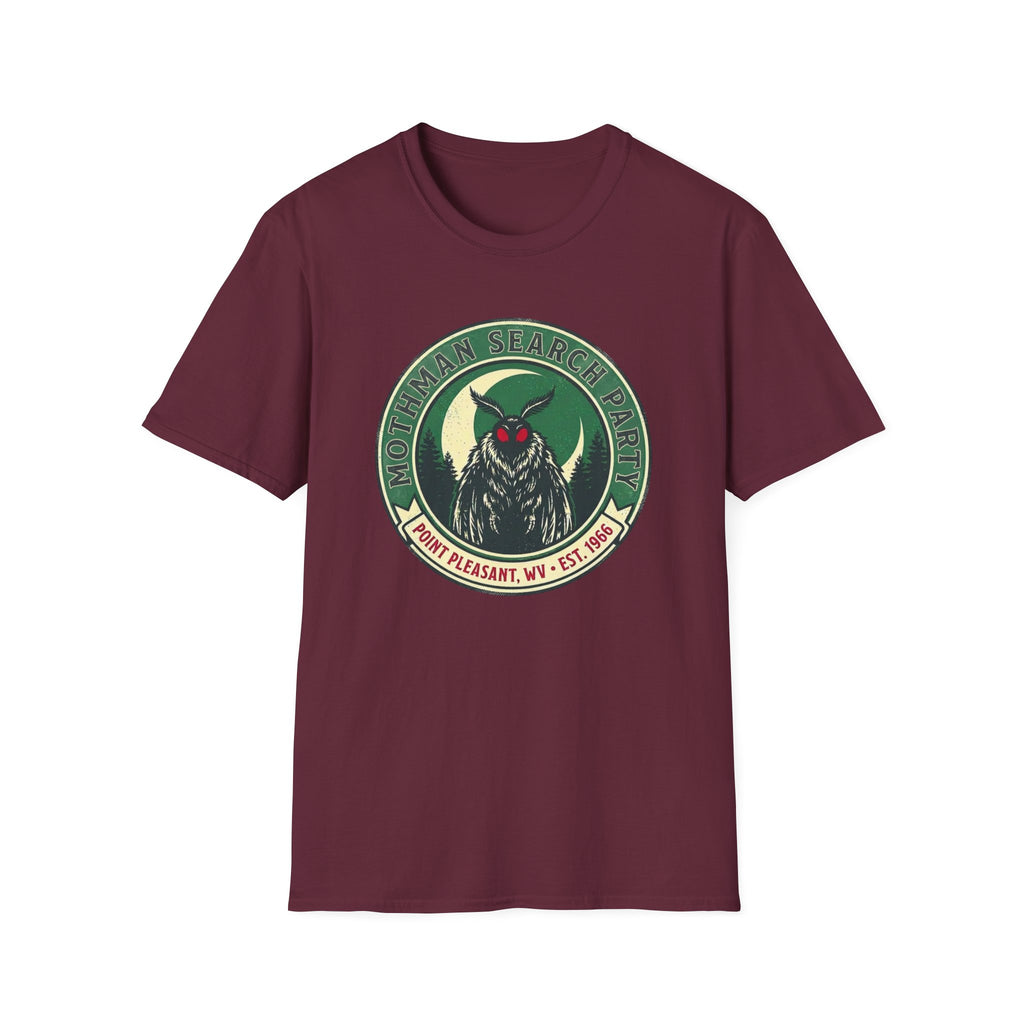 Mothman Search Party T-Shirt — Vintage Cryptid Graphic Tee