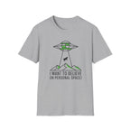 Alien Abduction Tee — "I Want to Believe (In Personal Space)" UFO T-Shirt