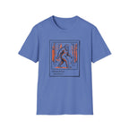 Bigfoot Polaroid T‑Shirt — Sasquatch Retro 70s Forest Graphic Tee