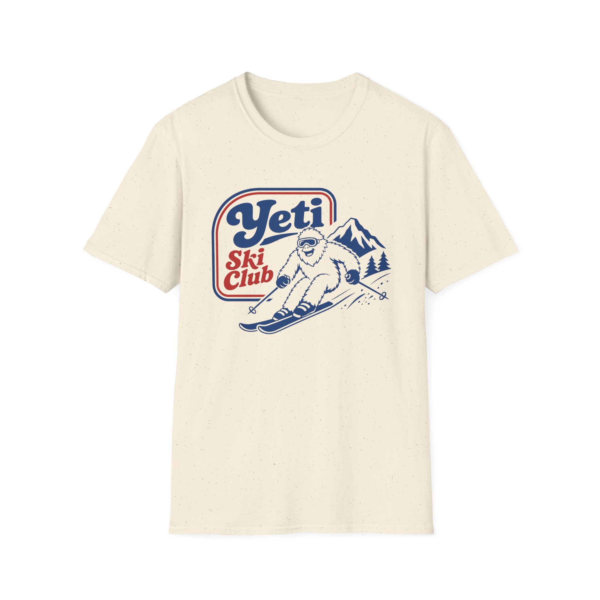 Yeti Ski Club T‑Shirt — Vintage Mountain Skiing Graphic Tee