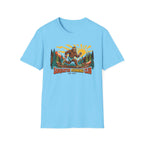 Sasquatch Running Club T-Shirt — Vintage Bigfoot Trail Run Graphic Tee
