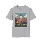Grand Canyon UFO T-Shirt — Retro Alien Abduction National Parks Poster Tee