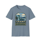 Lake Champlain Champ T-Shirt — Loch Ness-Style Monster Retro Tee