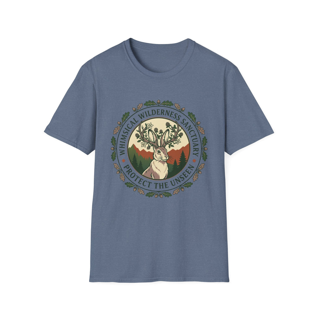 Whimsical Wilderness Sanctuary T‑Shirt – 'Protect the Unseen' Nature Graphic