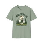Sasquatch Country Club Golf T-Shirt — Retro 70s Woodland Golfer Tee