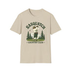 Sasquatch Country Club Golf T-Shirt — Retro 70s Woodland Golfer Tee