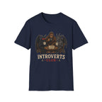 Introverts Club T-Shirt — Funny Sasquatch, Mothman & Jersey Devil Design