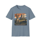 Devils Tower Jackalope T-Shirt — Retro National Monument Tee