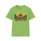 Sasquatch Running Club T-Shirt — Vintage Bigfoot Trail Run Graphic Tee