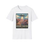 Grand Canyon UFO T-Shirt — Retro Alien Abduction National Parks Poster Tee