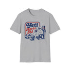 Yeti Après Ski T-Shirt — Funny Skiing Yeti Retro Graphic Tee