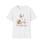 Yellowstone Jackalope T-Shirt — Rustic National Park Wildlife Tee