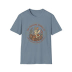 Foraging Herbalist T-Shirt — Cute Jackalope & Wildflower Nature Tee