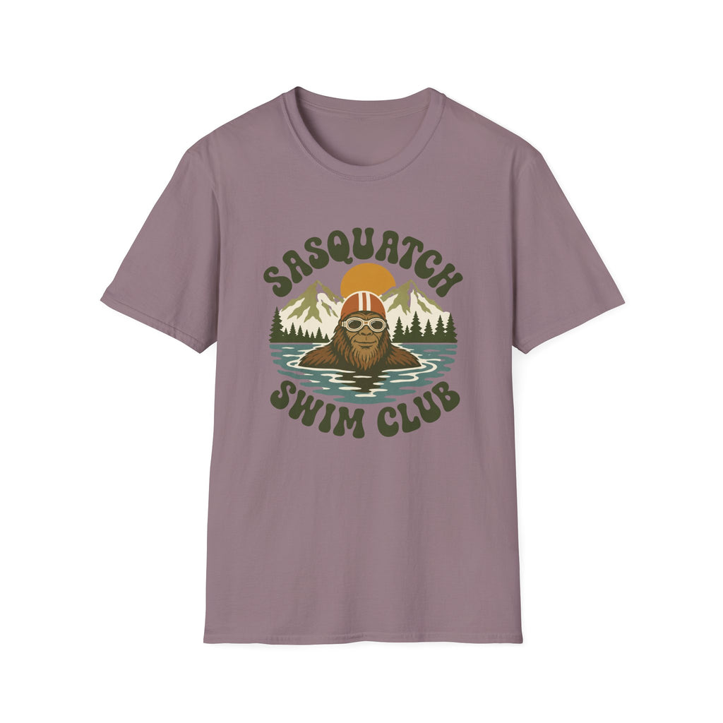Sasquatch Swim Club T-Shirt — Vintage Retro 70s Bigfoot Graphic Tee