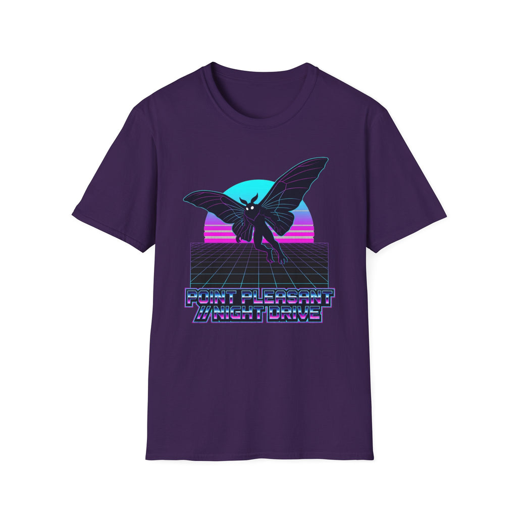 Mothman Retro T-Shirt — Vintage 80s Synthwave Cryptid Tee